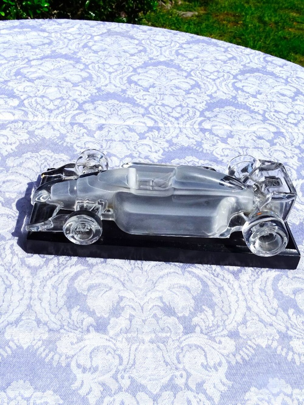Crystal Indy 500 Racing Car with Stand